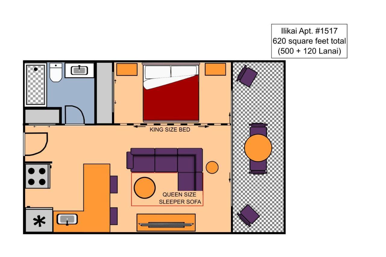 Ilikai #1517 Apartment Honolulu Ngoại thất bức ảnh